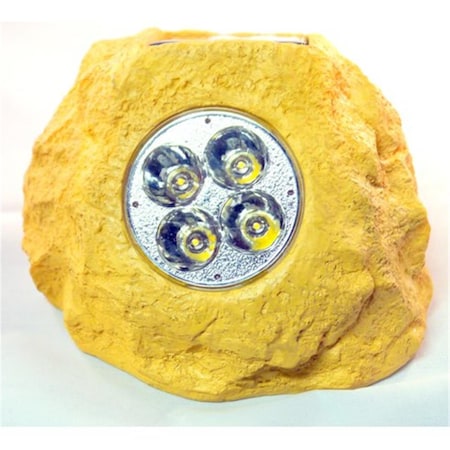 Homebrite 33846-4 Solar Power Sandstone Rock Spot Lights, Set of 4, 4PK 33846/4